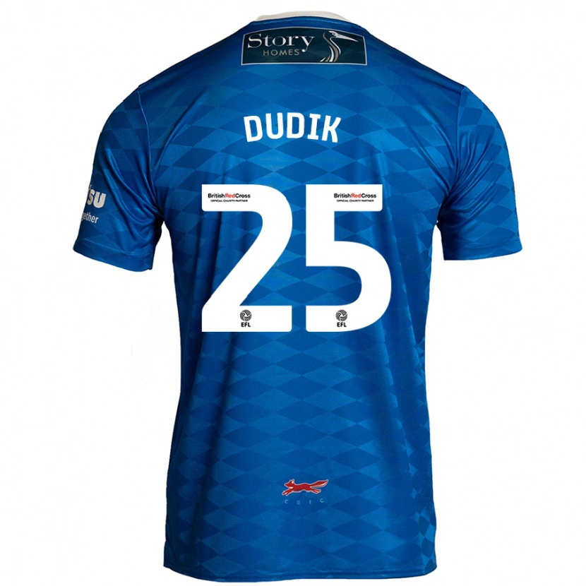Danxen Mujer Camiseta Anton Dudik #25 Azul 1ª Equipación 2024/25 La Camisa