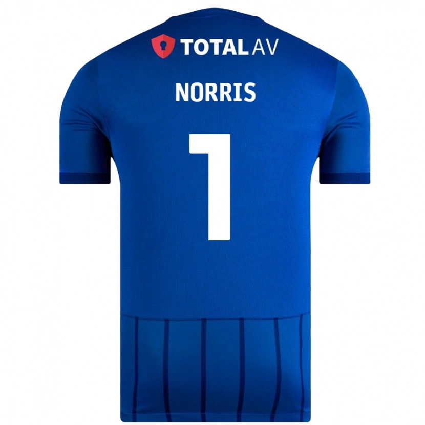 Danxen Mujer Camiseta Will Norris #1 Azul 1ª Equipación 2024/25 La Camisa