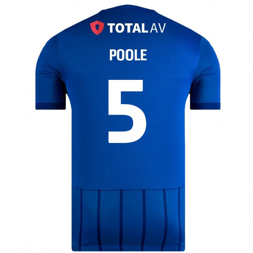 Danxen Mujer Camiseta Regan Poole #5 Azul 1ª Equipación 2024/25 La Camisa