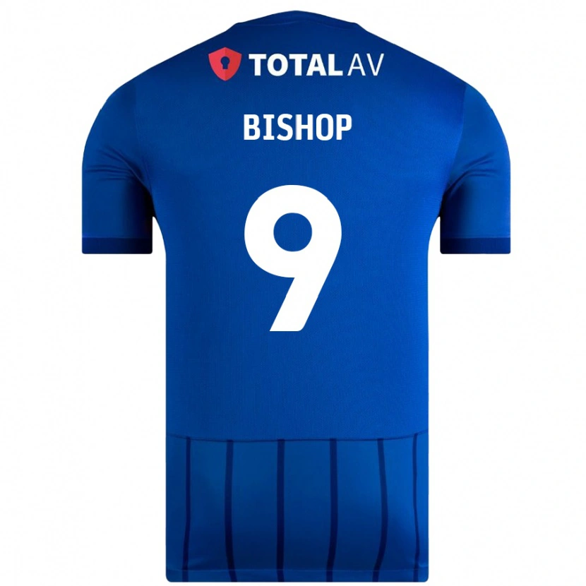 Danxen Mujer Camiseta Colby Bishop #9 Azul 1ª Equipación 2024/25 La Camisa