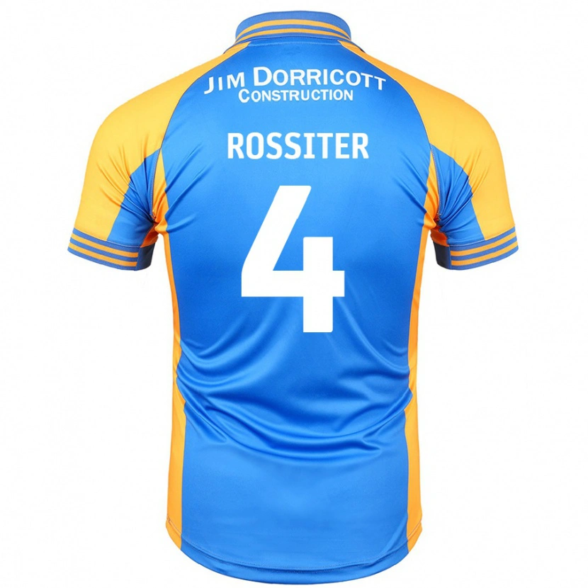 Danxen Mujer Camiseta Jordan Rossiter #4 Azul Ámbar 1ª Equipación 2024/25 La Camisa