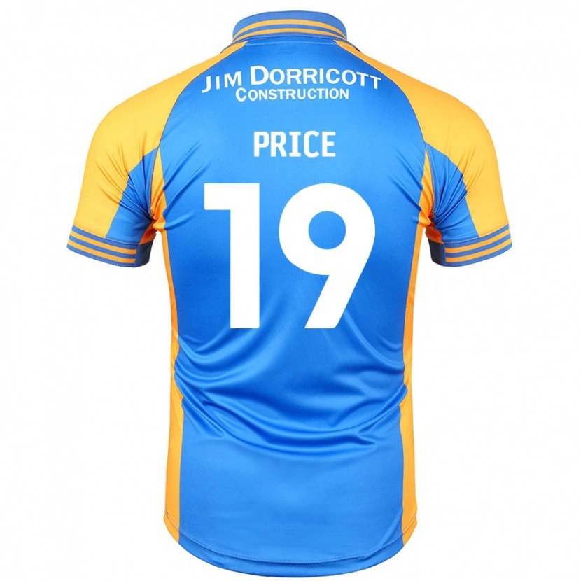 Danxen Mujer Camiseta Jack Price #19 Azul Ámbar 1ª Equipación 2024/25 La Camisa