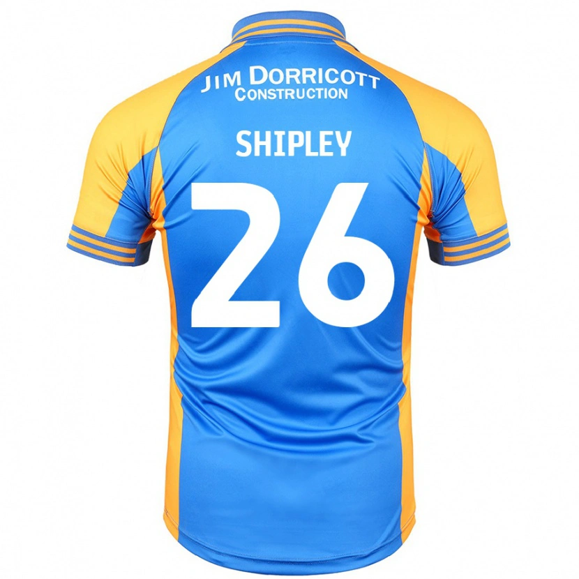 Danxen Mujer Camiseta Jordan Shipley #26 Azul Ámbar 1ª Equipación 2024/25 La Camisa