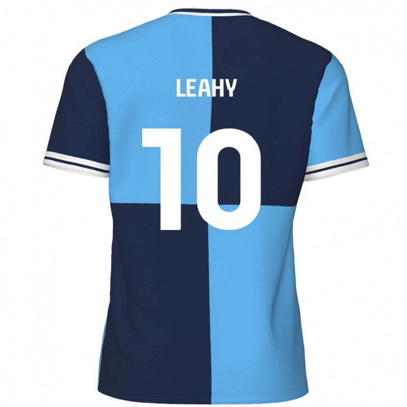 Danxen Mujer Camiseta Luke Leahy #10 Azul Cielo Azul Oscuro 1ª Equipación 2024/25 La Camisa