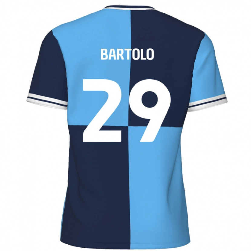 Danxen Mujer Camiseta Jaiden Bartolo #29 Azul Cielo Azul Oscuro 1ª Equipación 2024/25 La Camisa