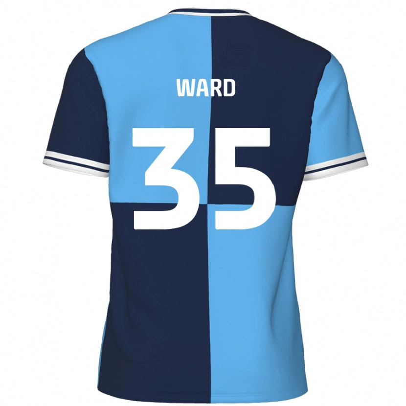 Danxen Mujer Camiseta Christie Ward #35 Azul Cielo Azul Oscuro 1ª Equipación 2024/25 La Camisa