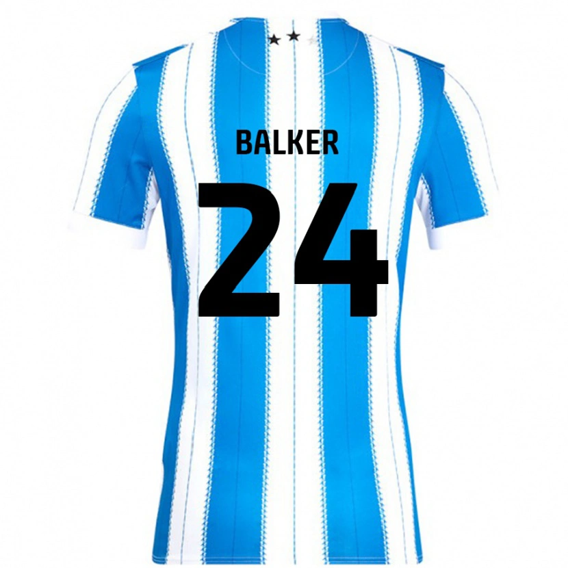 Danxen Mujer Camiseta Radinio Balker #24 Azul Blanco 1ª Equipación 2024/25 La Camisa