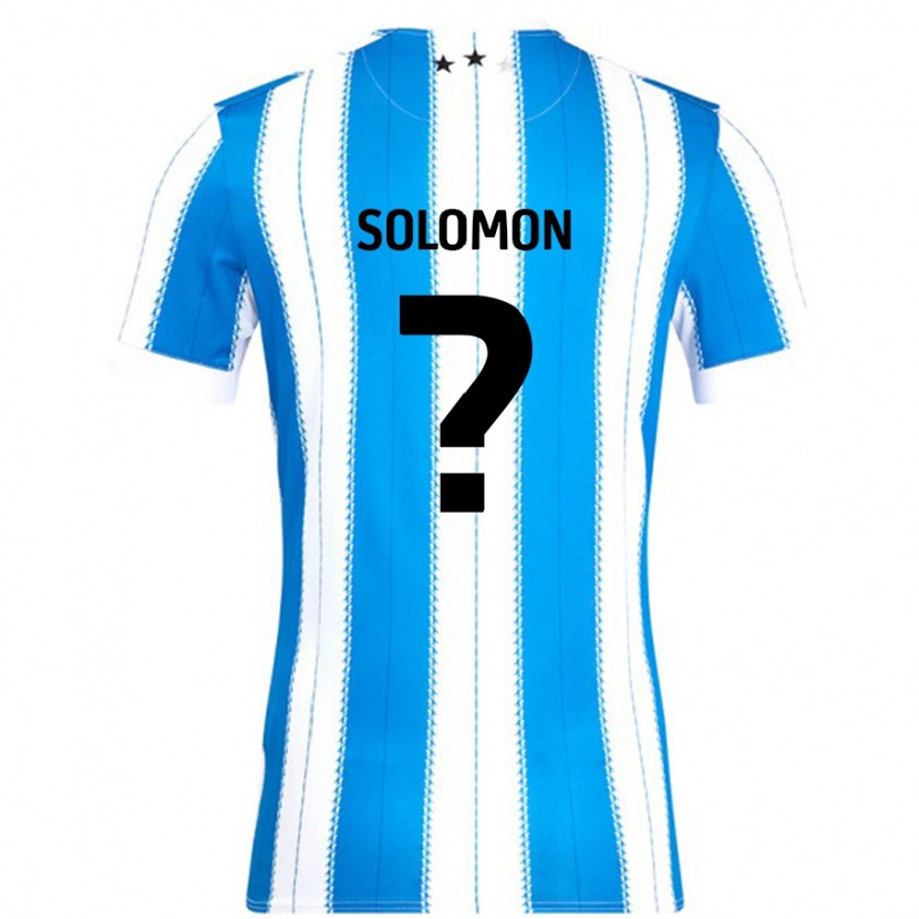 Danxen Mujer Camiseta Eko Solomon #0 Azul Blanco 1ª Equipación 2024/25 La Camisa