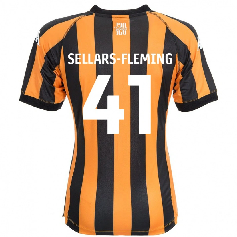 Danxen Mujer Camiseta Tyrell Sellars-Fleming #41 Negro Ámbar 1ª Equipación 2024/25 La Camisa