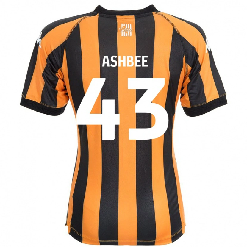 Danxen Mujer Camiseta Stanley Ashbee #43 Negro Ámbar 1ª Equipación 2024/25 La Camisa