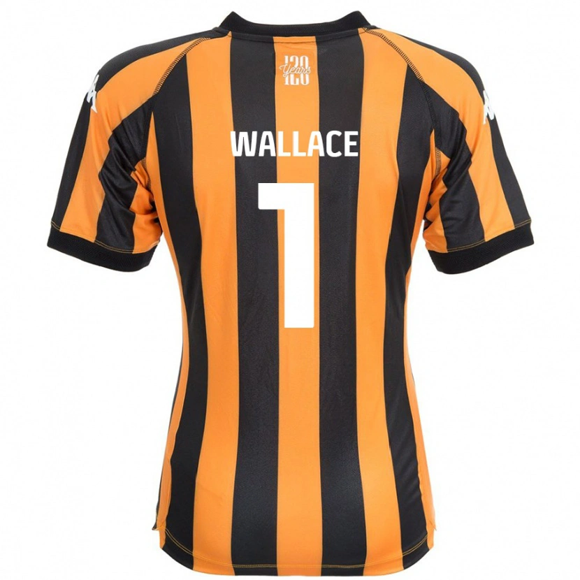 Danxen Mujer Camiseta Abbi Wallace #1 Negro Ámbar 1ª Equipación 2024/25 La Camisa