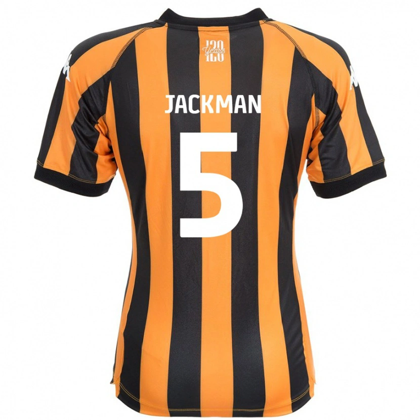 Danxen Mujer Camiseta Ellice Jackman #5 Negro Ámbar 1ª Equipación 2024/25 La Camisa