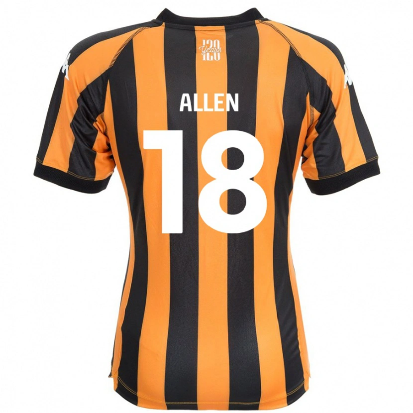 Danxen Mujer Camiseta Aaliyah Allen #18 Negro Ámbar 1ª Equipación 2024/25 La Camisa