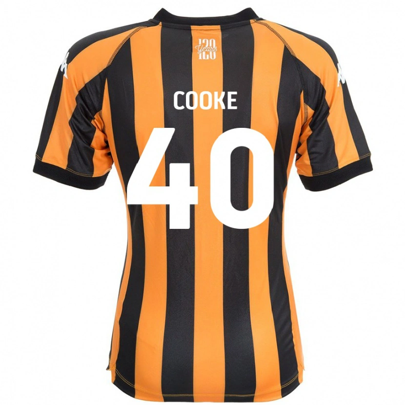 Danxen Mujer Camiseta Megan Cooke #40 Negro Ámbar 1ª Equipación 2024/25 La Camisa