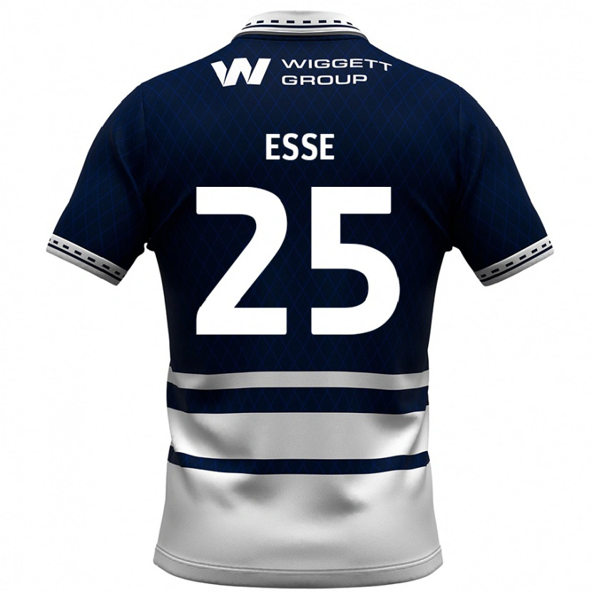 Danxen Mujer Camiseta Romain Esse #25 Azul Marino Blanco 1ª Equipación 2024/25 La Camisa