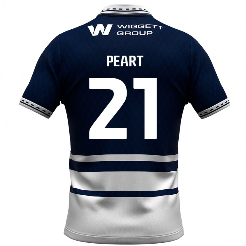 Danxen Mujer Camiseta Kalani Peart #21 Azul Marino Blanco 1ª Equipación 2024/25 La Camisa