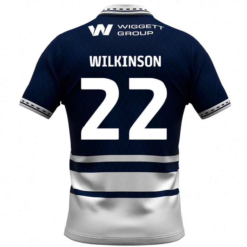 Danxen Mujer Camiseta Chloe Wilkinson #22 Azul Marino Blanco 1ª Equipación 2024/25 La Camisa