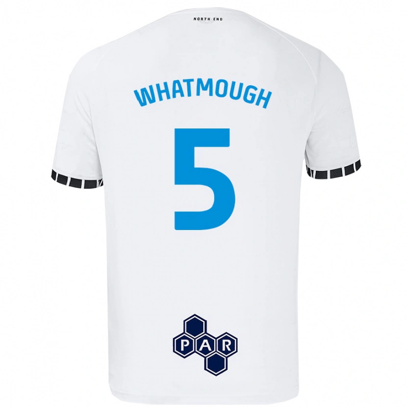 Danxen Mujer Camiseta Jack Whatmough #5 Blanco 1ª Equipación 2024/25 La Camisa