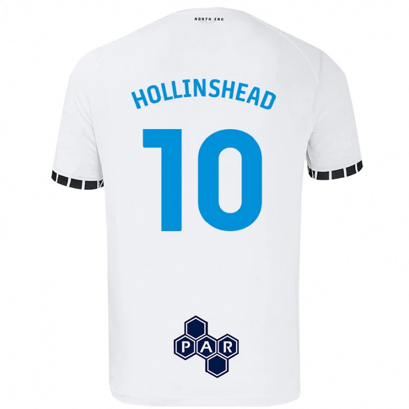 Danxen Mujer Camiseta Emily Hollinshead #10 Blanco 1ª Equipación 2024/25 La Camisa