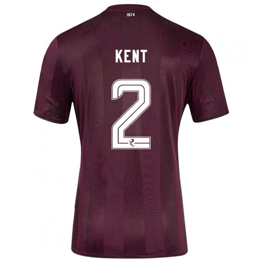 Danxen Mujer Camiseta Frankie Kent #2 Borgoña 1ª Equipación 2024/25 La Camisa