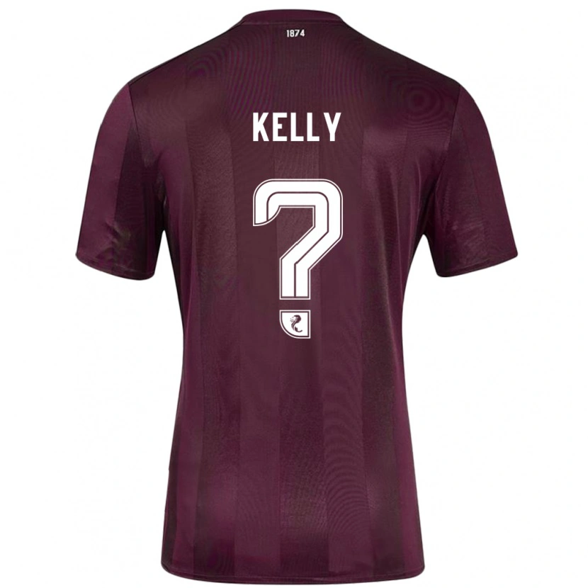 Danxen Mujer Camiseta Ryan Kelly #0 Borgoña 1ª Equipación 2024/25 La Camisa