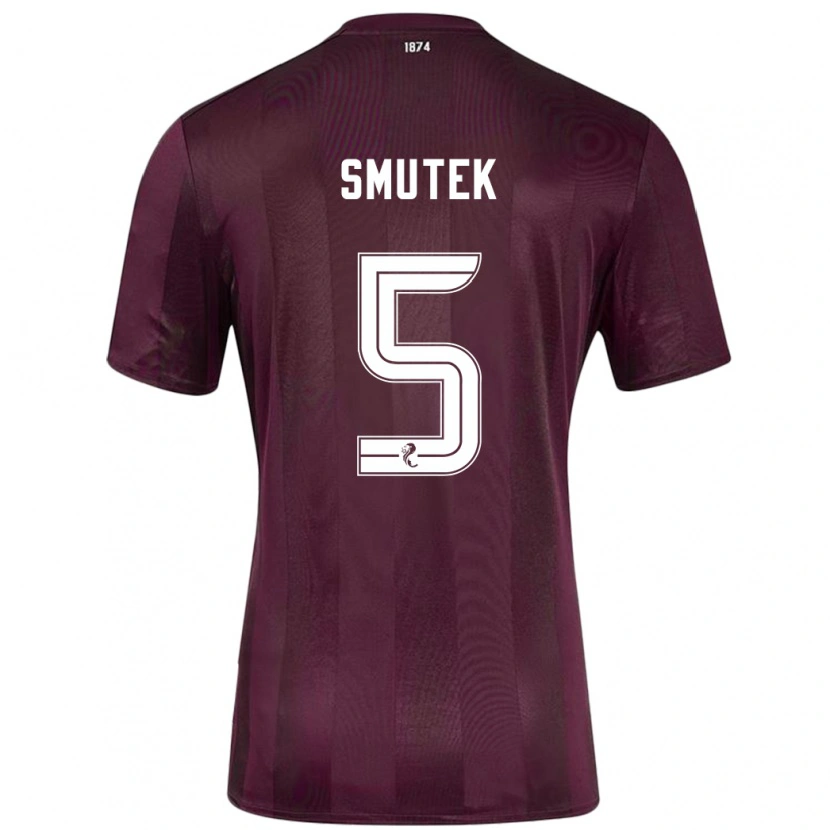 Danxen Mujer Camiseta Kai Smutek #5 Borgoña 1ª Equipación 2024/25 La Camisa