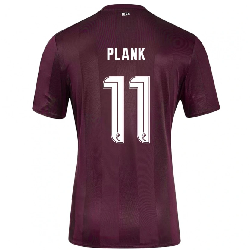 Danxen Mujer Camiseta Dom Plank #11 Borgoña 1ª Equipación 2024/25 La Camisa