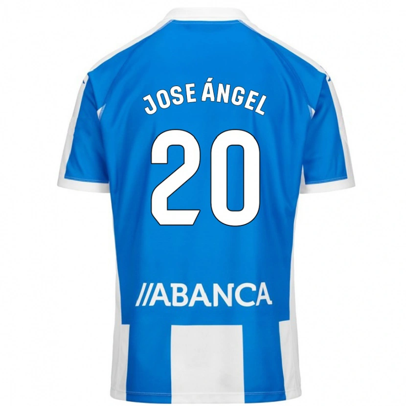 Danxen Mujer Camiseta José Ángel Jurado #20 Azul Blanco 1ª Equipación 2024/25 La Camisa
