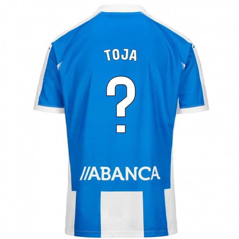 Danxen Mujer Camiseta Rodri Toja #0 Azul Blanco 1ª Equipación 2024/25 La Camisa