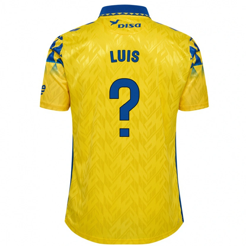 Danxen Mujer Camiseta Ryan Luis #0 Amarillo Azul 1ª Equipación 2024/25 La Camisa