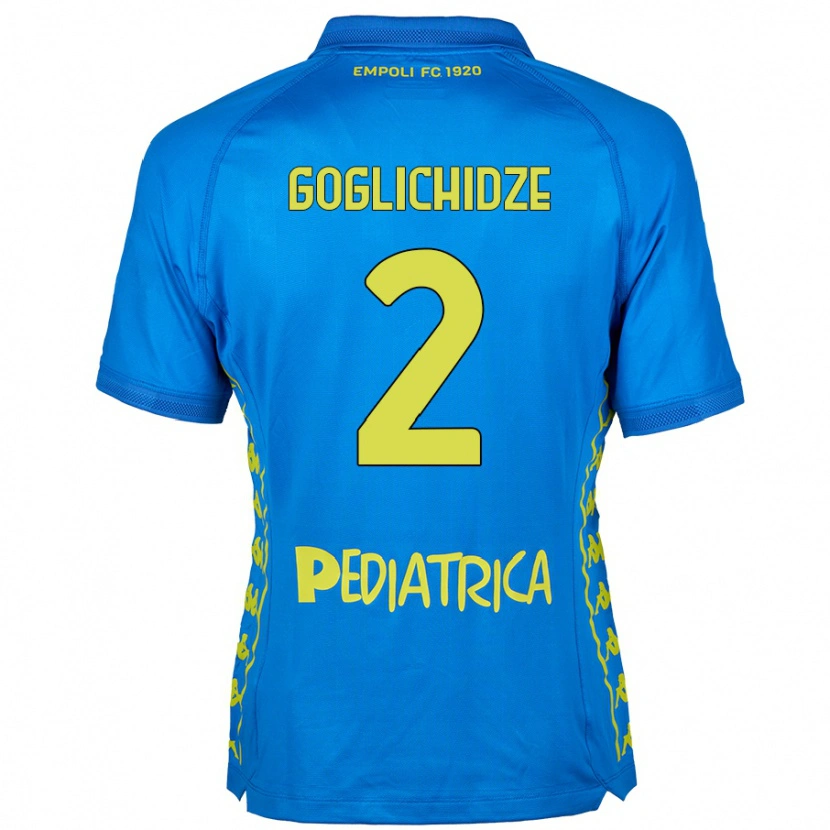 Danxen Mujer Camiseta Saba Goglichidze #2 Azul 1ª Equipación 2024/25 La Camisa