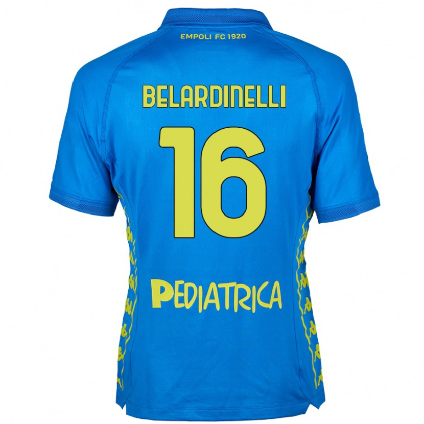 Danxen Mujer Camiseta Luca Belardinelli #16 Azul 1ª Equipación 2024/25 La Camisa
