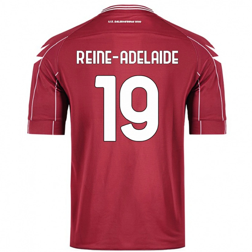 Danxen Mujer Camiseta Jeff Reine-Adélaïde #19 Borgoña 1ª Equipación 2024/25 La Camisa