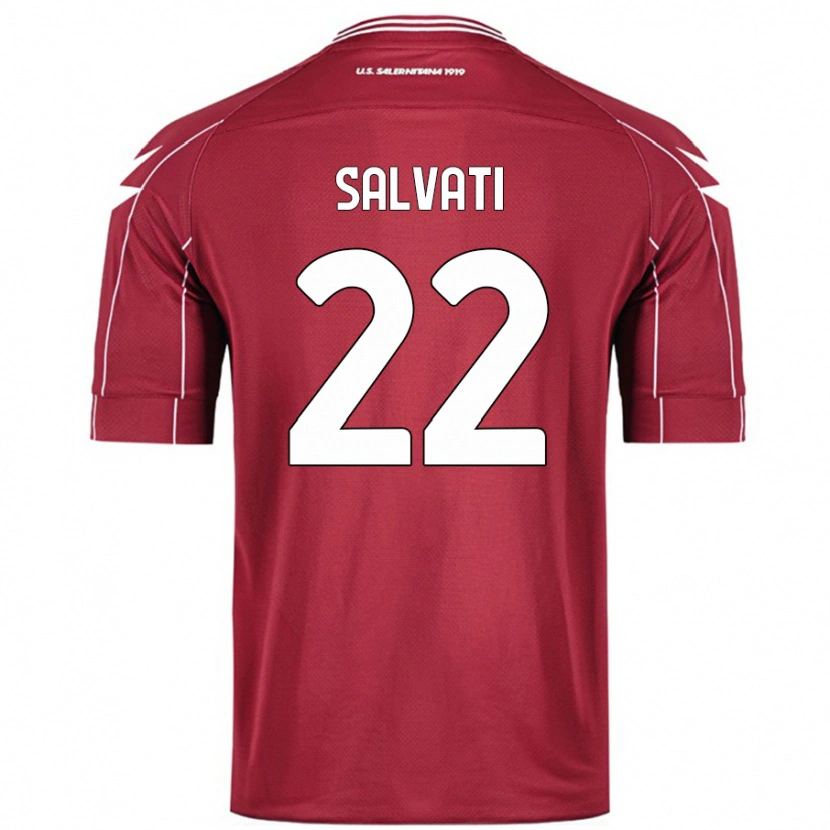 Danxen Mujer Camiseta Gregorio Salvati #22 Borgoña 1ª Equipación 2024/25 La Camisa