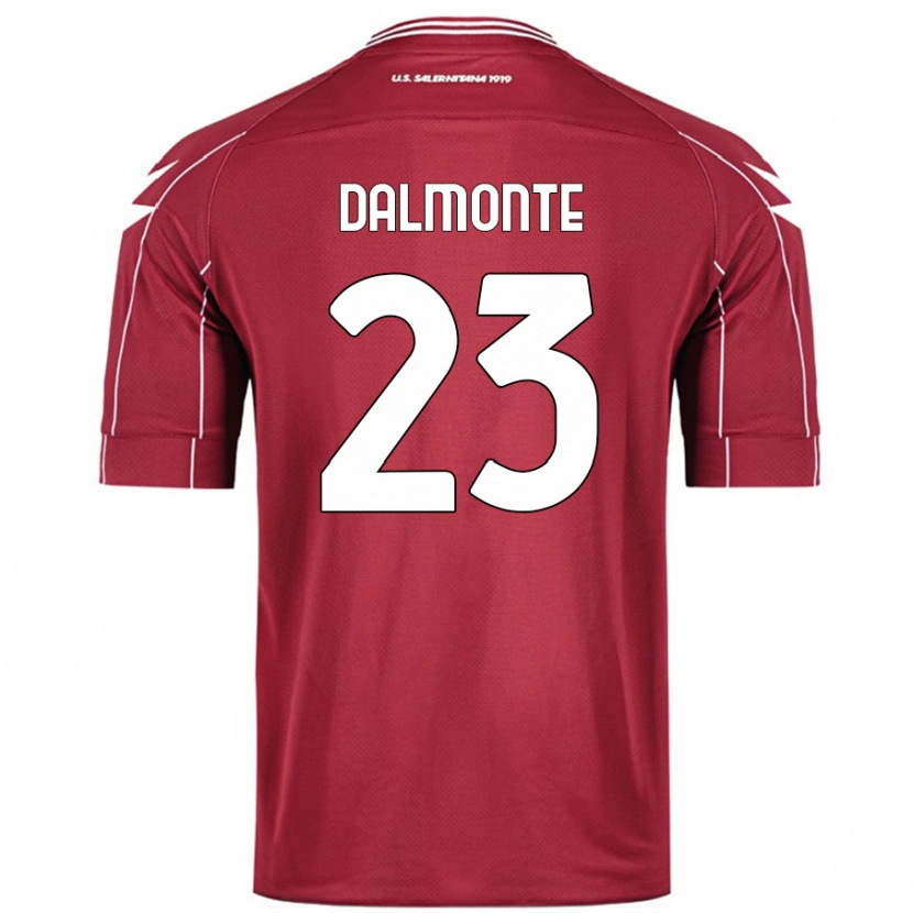 Danxen Mujer Camiseta Nicola Dalmonte #23 Borgoña 1ª Equipación 2024/25 La Camisa