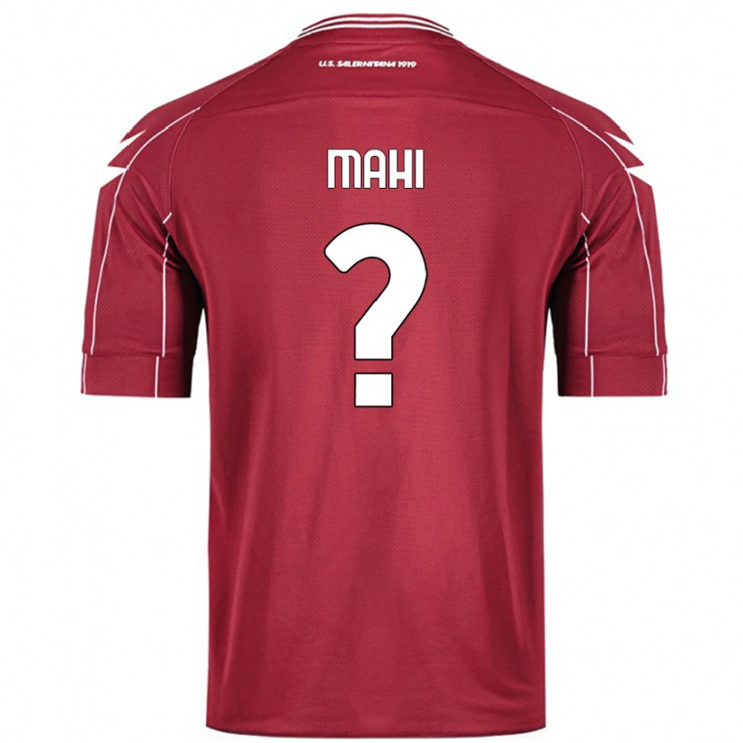 Danxen Mujer Camiseta Matteo Mahi #0 Borgoña 1ª Equipación 2024/25 La Camisa
