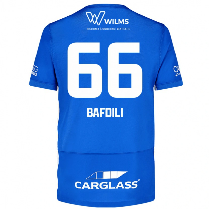 Danxen Mujer Camiseta Zaïd Bafdili #66 Azul 1ª Equipación 2024/25 La Camisa