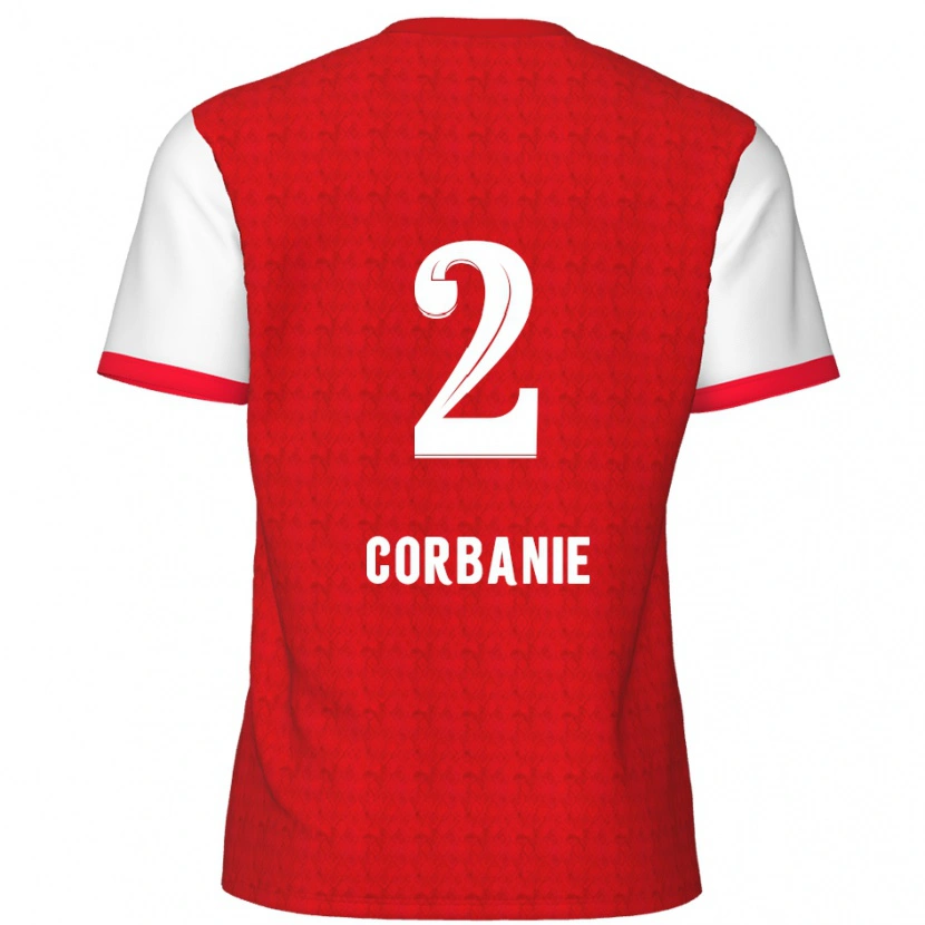 Danxen Mujer Camiseta Kobe Corbanie #2 Rojo Blanco 1ª Equipación 2024/25 La Camisa