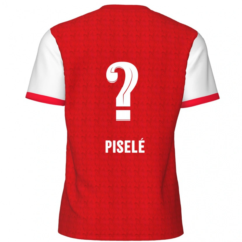 Danxen Mujer Camiseta Lowie Piselé #0 Rojo Blanco 1ª Equipación 2024/25 La Camisa