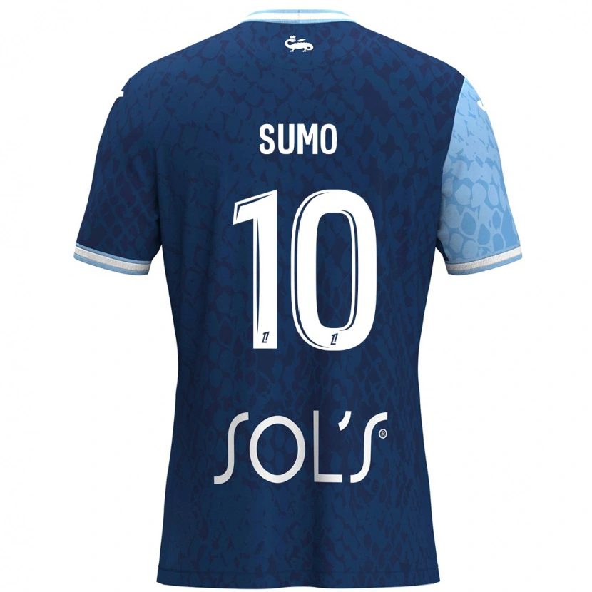 Danxen Mujer Camiseta Eva Sumo #10 Azul Cielo Azul Oscuro 1ª Equipación 2024/25 La Camisa