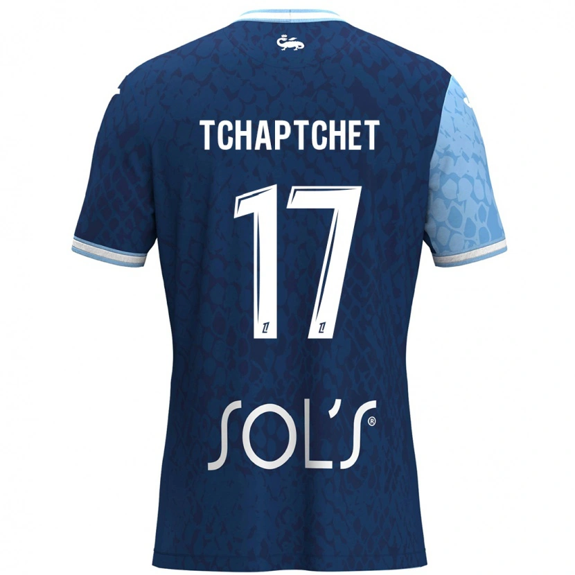 Danxen Mujer Camiseta Chanel Tchaptchet #17 Azul Cielo Azul Oscuro 1ª Equipación 2024/25 La Camisa