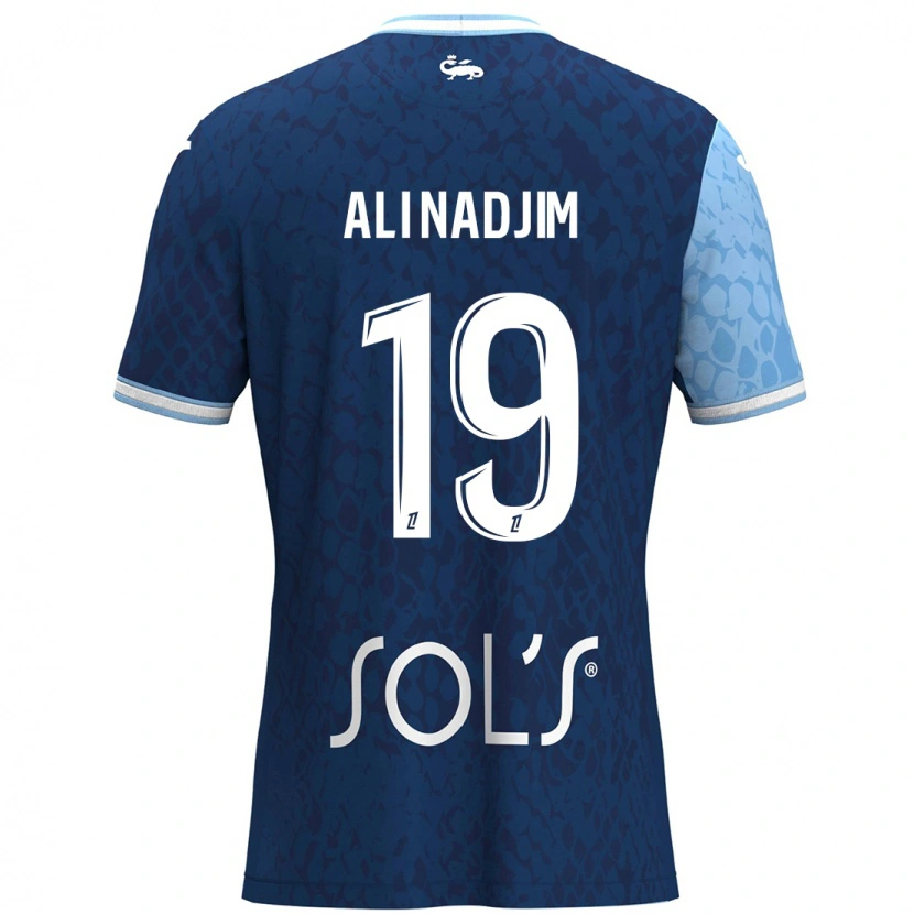 Danxen Mujer Camiseta Nadjma Ali Nadjim #19 Azul Cielo Azul Oscuro 1ª Equipación 2024/25 La Camisa