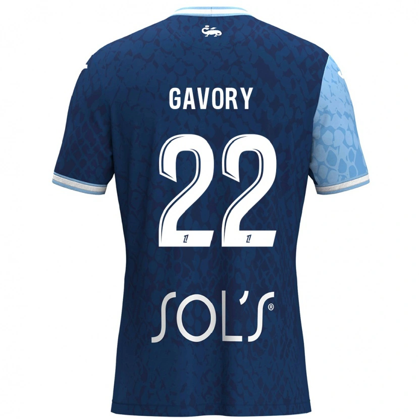 Danxen Mujer Camiseta Christy Gavory #22 Azul Cielo Azul Oscuro 1ª Equipación 2024/25 La Camisa