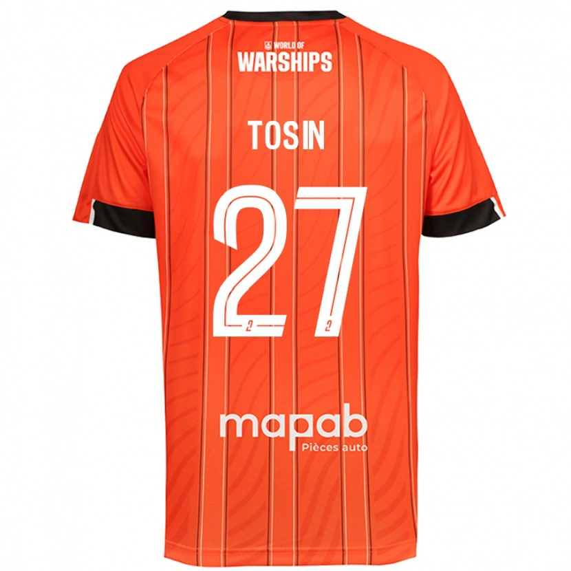 Danxen Mujer Camiseta Aiyegun Tosin #27 Naranja 1ª Equipación 2024/25 La Camisa