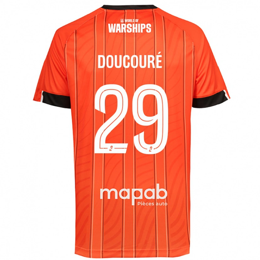 Danxen Mujer Camiseta Siriné Doucouré #29 Naranja 1ª Equipación 2024/25 La Camisa