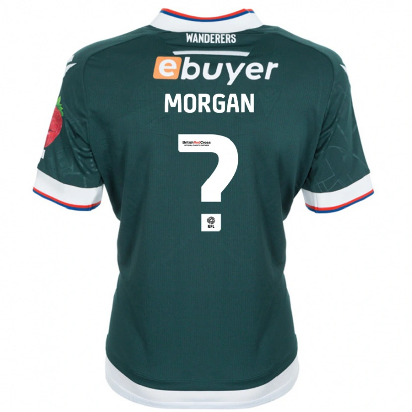 Danxen Mujer Camiseta Abigail Morgan #0 Verde Oscuro 2ª Equipación 2024/25 La Camisa
