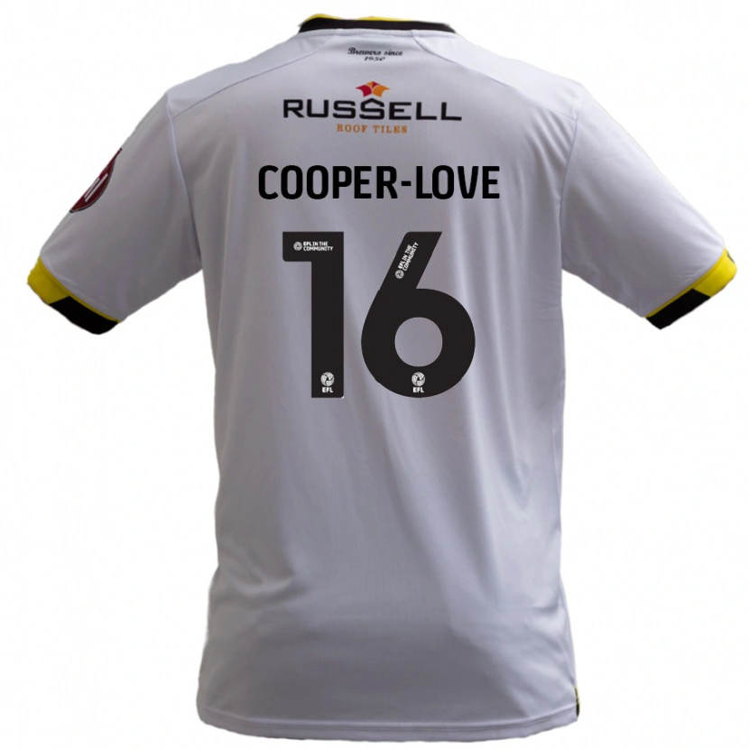 Danxen Mujer Camiseta Jack Cooper-Love #16 Blanco 2ª Equipación 2024/25 La Camisa