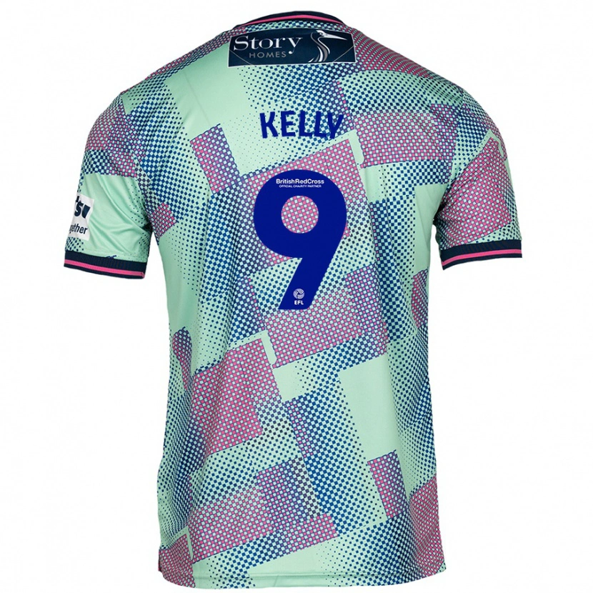 Danxen Mujer Camiseta Georgie Kelly #9 Verde 2ª Equipación 2024/25 La Camisa