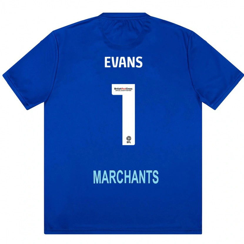 Danxen Mujer Camiseta Owen Evans #1 Verde 2ª Equipación 2024/25 La Camisa