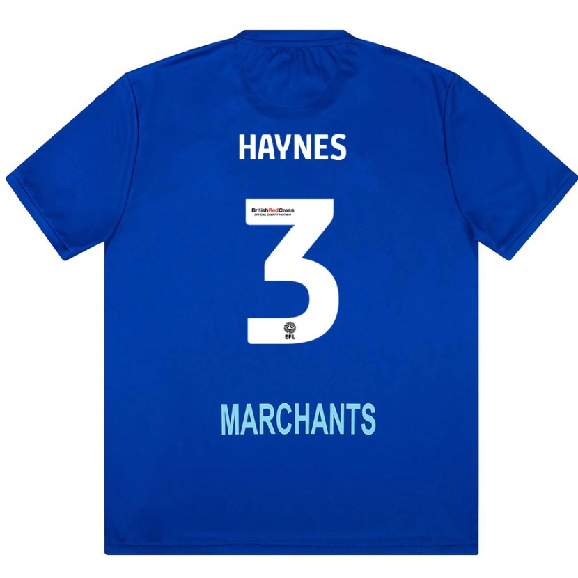 Danxen Mujer Camiseta Ryan Haynes #3 Verde 2ª Equipación 2024/25 La Camisa